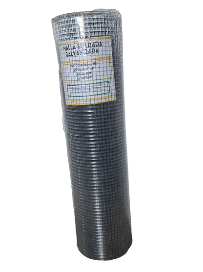 Malla Soldada Galvanizada 90cm largo 30mt