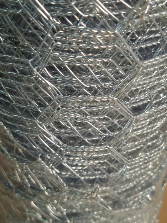 Malla Soldada Hexagonal  1mt largo 25mt