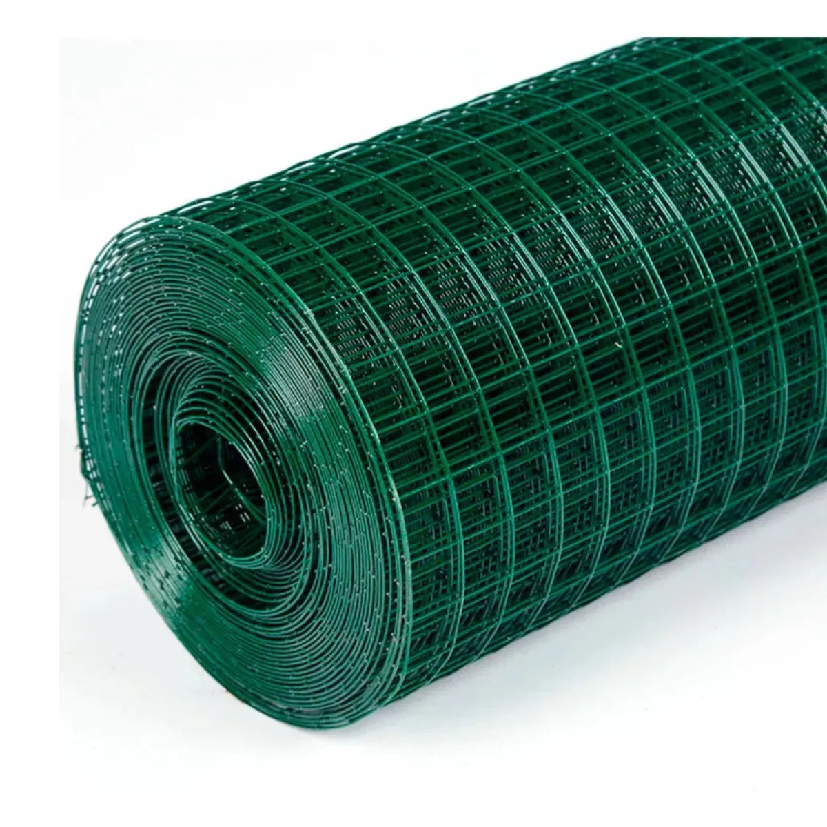 Malla Plastificada Verde 1/2" e=7mm    90cm x 10mt